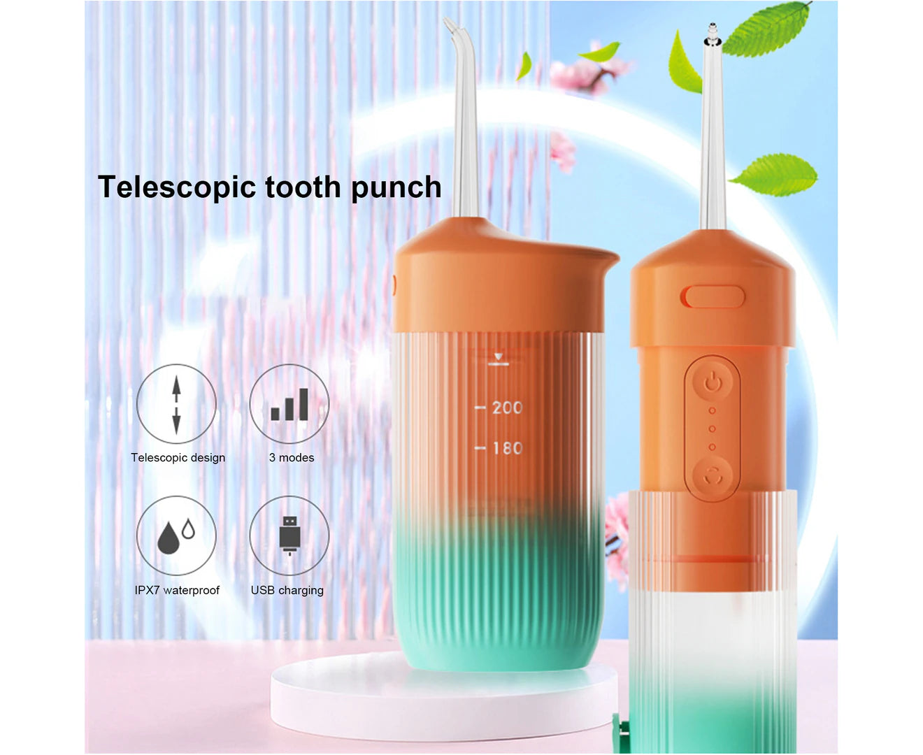 Precise Cleaning 200ml Water Dental Flosser.